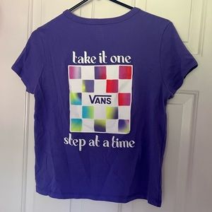 Vans Purple Graphic Women's Top